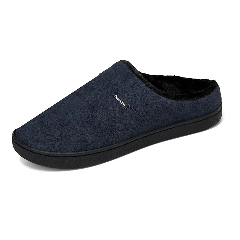 Winter Men's Cotton Slippers Warm Comfortable Men's Home Slippers Soft Velvet Women's Slippers 2025 New Home Casual Shoes 겨울슬리퍼