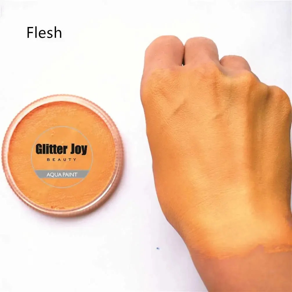 30g/pc GlitterJoy Water Activated Face Body Painting Makeup Pigment For Cosplay, Festival, Halloween Costume