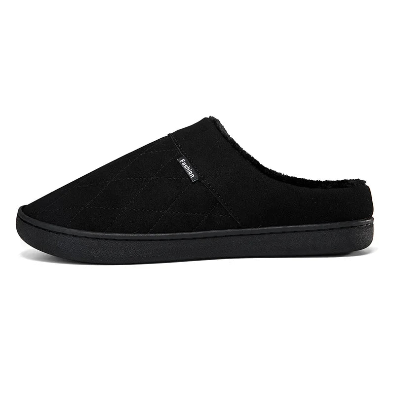 Winter Men's Cotton Slippers Warm Comfortable Men's Home Slippers Soft Velvet Women's Slippers 2025 New Home Casual Shoes 겨울슬리퍼