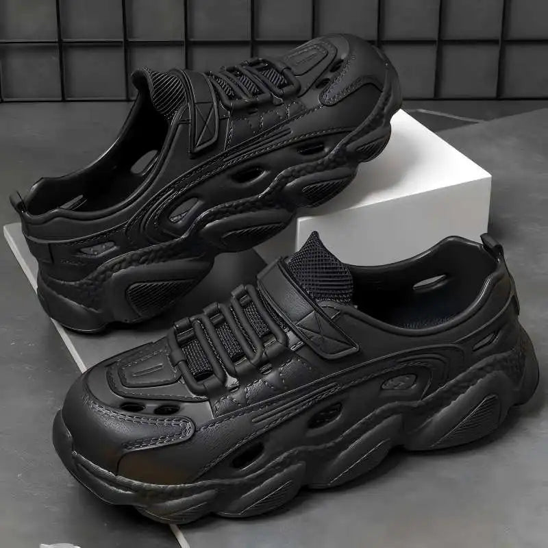 Men's High-End Summer Wading Shoes for Men, Breathable, Non-Slip, Wear-Resistant, Beach Deodorant, Driving and Fishing Sandals for Men