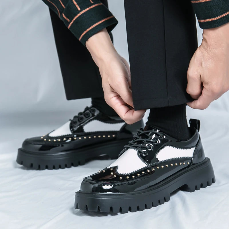 Genuine Leather Shoes For Man Spring Summner Big Size Shoes High Quality Designer Formal Shoes Casual Shoes Fashion Business