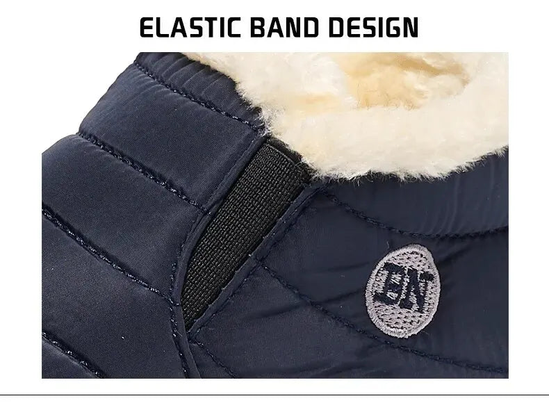 Winter Women Boots Waterproof Snow Boots Causal Ankel Boots Plus Size Women Warm Fur Cotton Shoes Plush