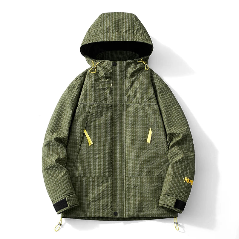 Spring and Autumn Outdoor Sports Outing Camping Storm Jacket Men's and Women's Waterproof Windproof Ski Mountaineering Jacket