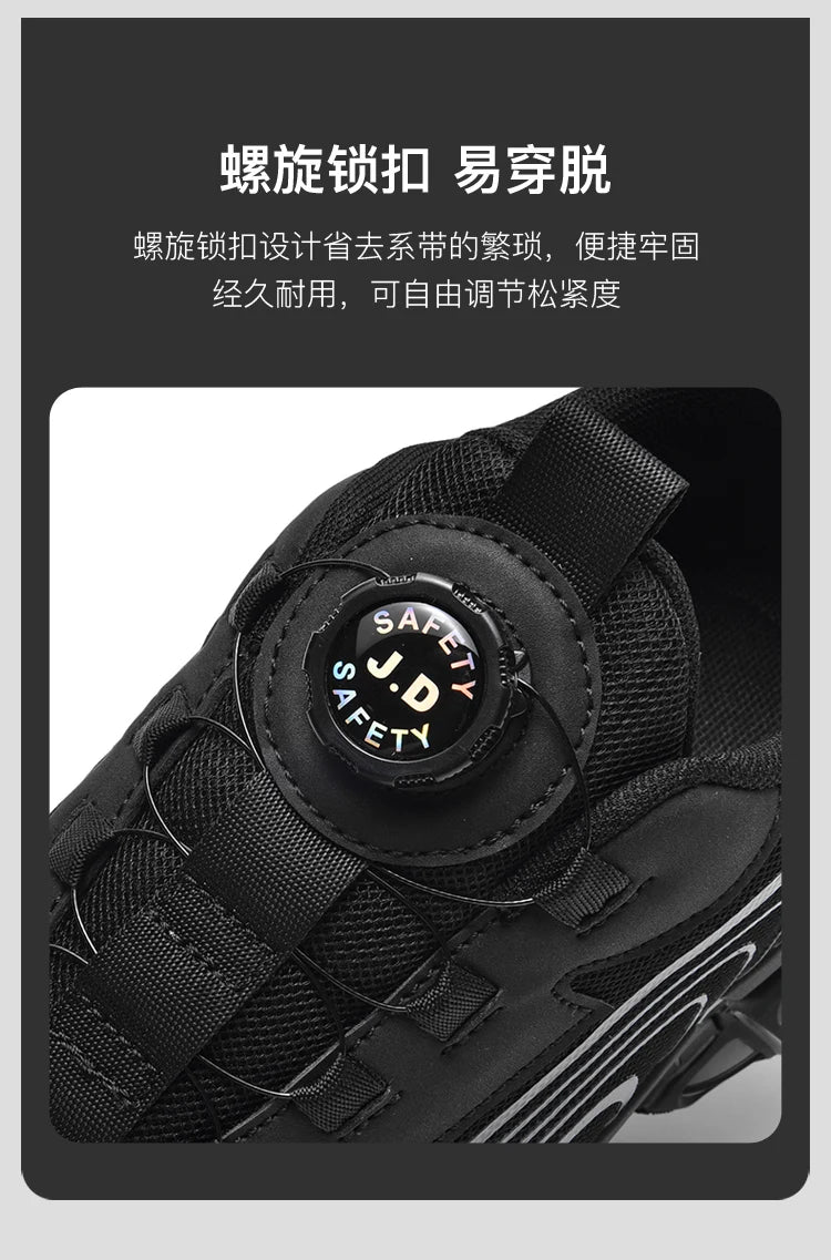 Men's Military Tactical Boots Army Boots Men Side Zipper Military Boots Men Anti-Slip Ankle Boots Work Safety Shoes Hiking Shoes