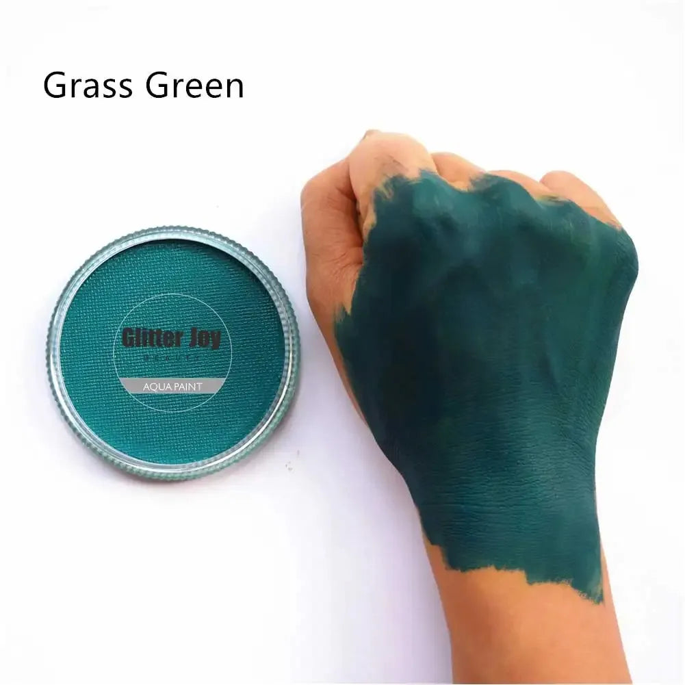30g/pc GlitterJoy Water Activated Face Body Painting Makeup Pigment For Cosplay, Festival, Halloween Costume