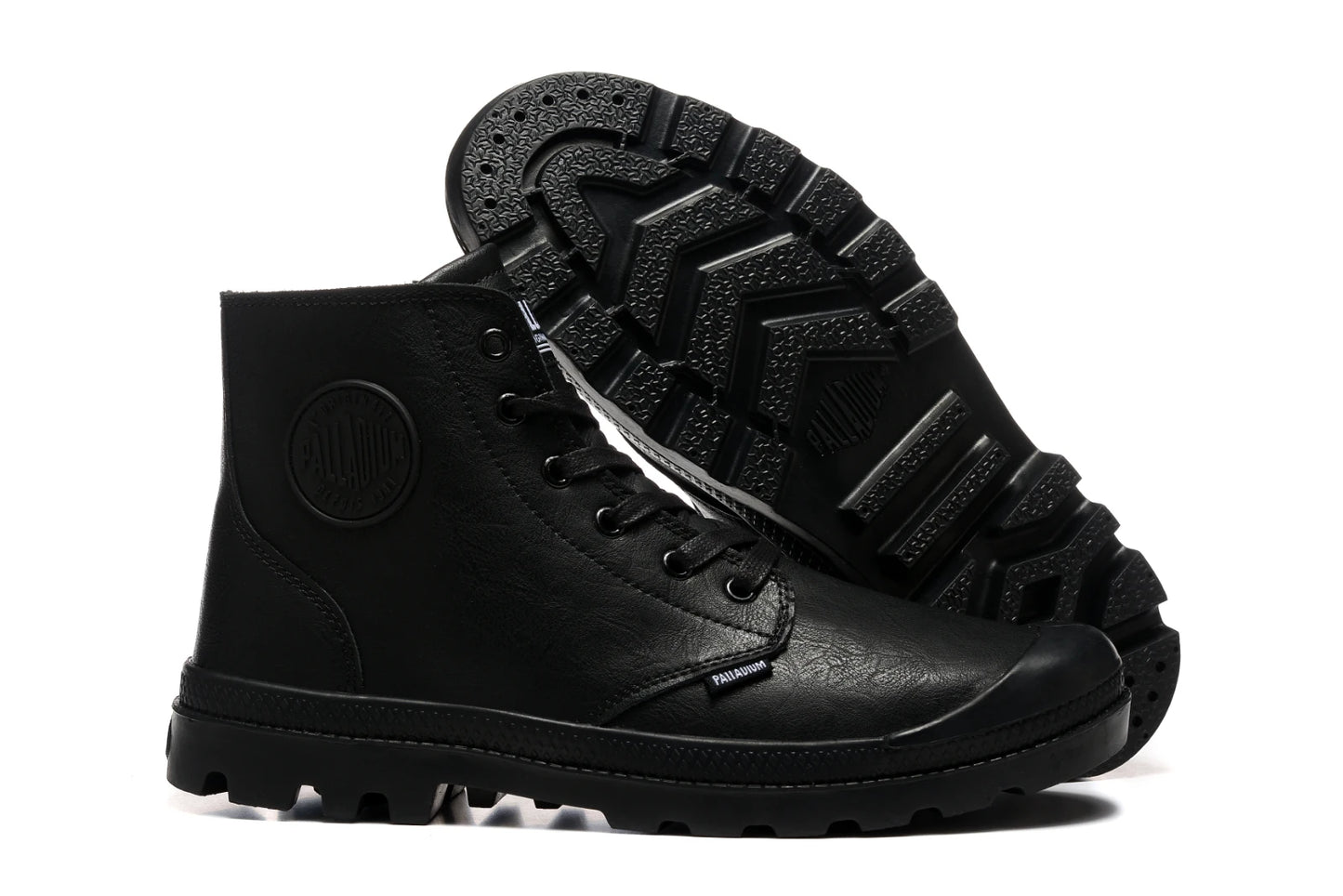 PALLADIUM Pampa 2025 Men Women Oil Wax Skin Lamb Wool Leather Ankle Boots Outdoor Dual Purpose Walking Shoes Desert Shoes