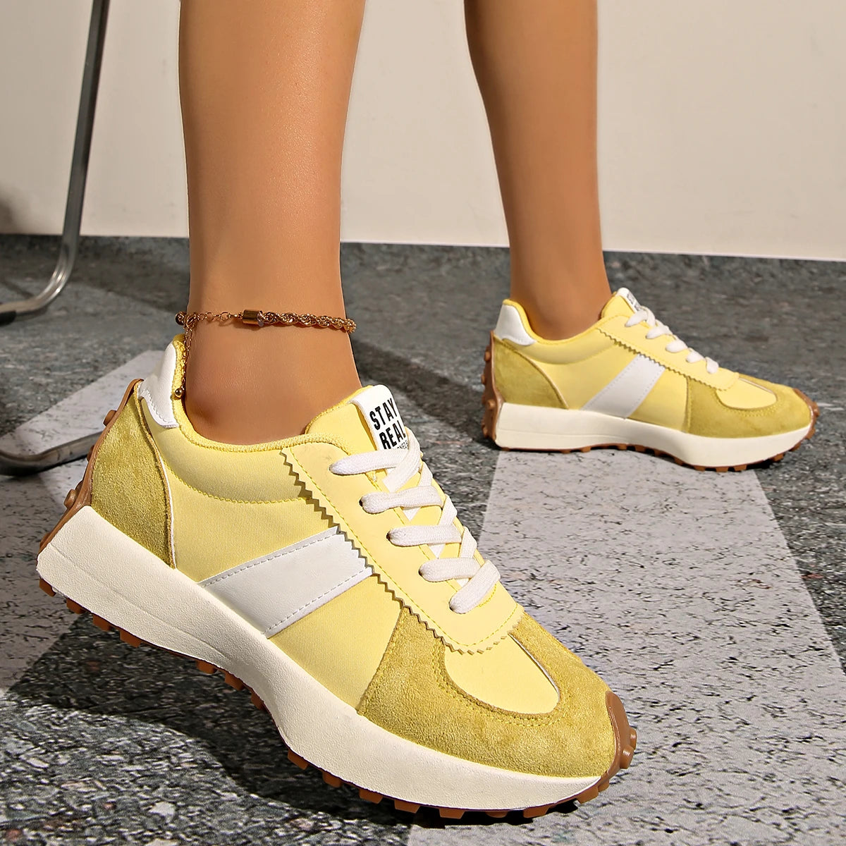 Women Sneakers 2025 New Spring Autumn Brand Luxury Vulcanize Shoes Casual Footwear Zapatillas Mujer Light Flat Breathable Shoes