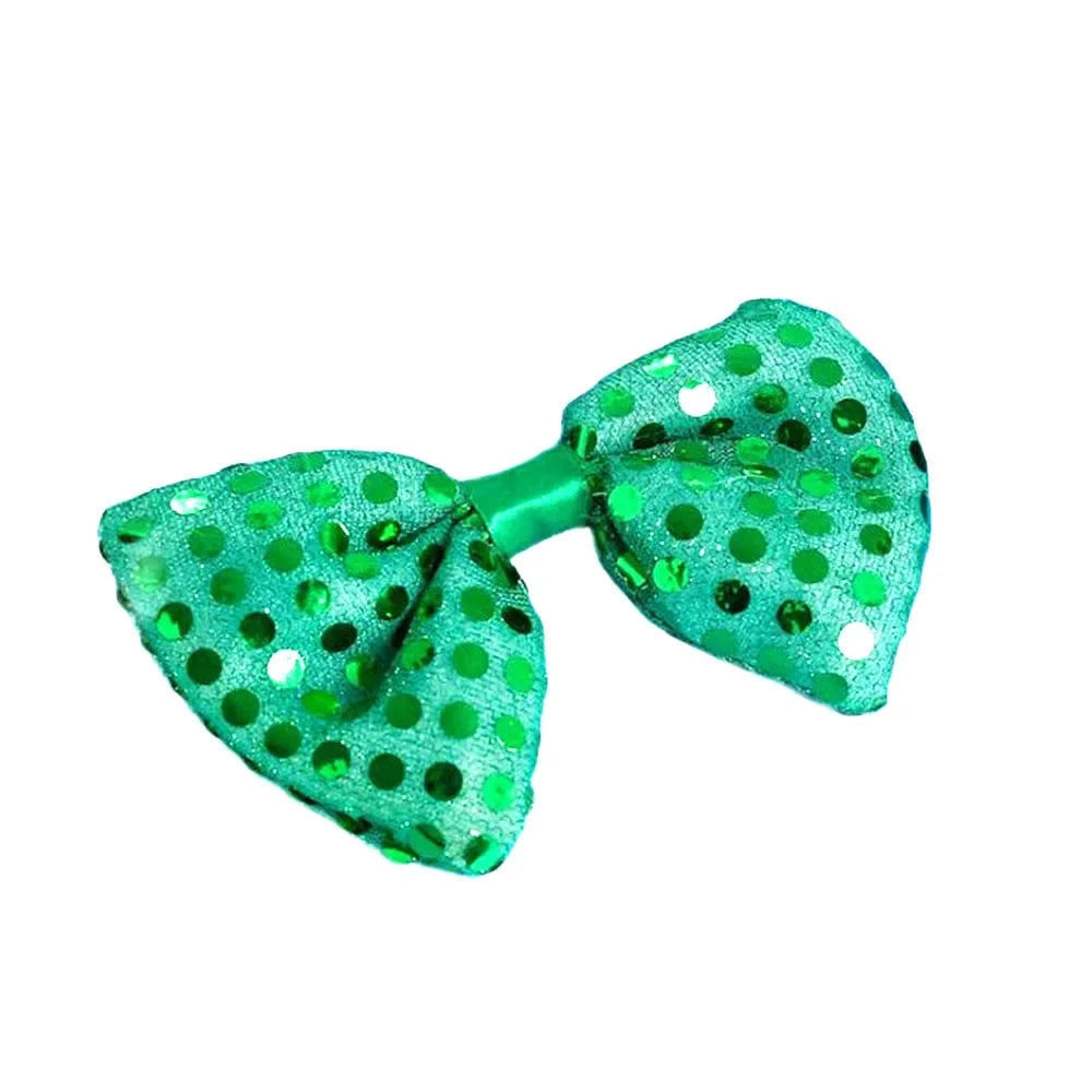 10pcs Blinking Light Up Sequin Bow Tie Necktie Gift Glow Party Luminous Neck Wear Cosplay Birthday Halloween