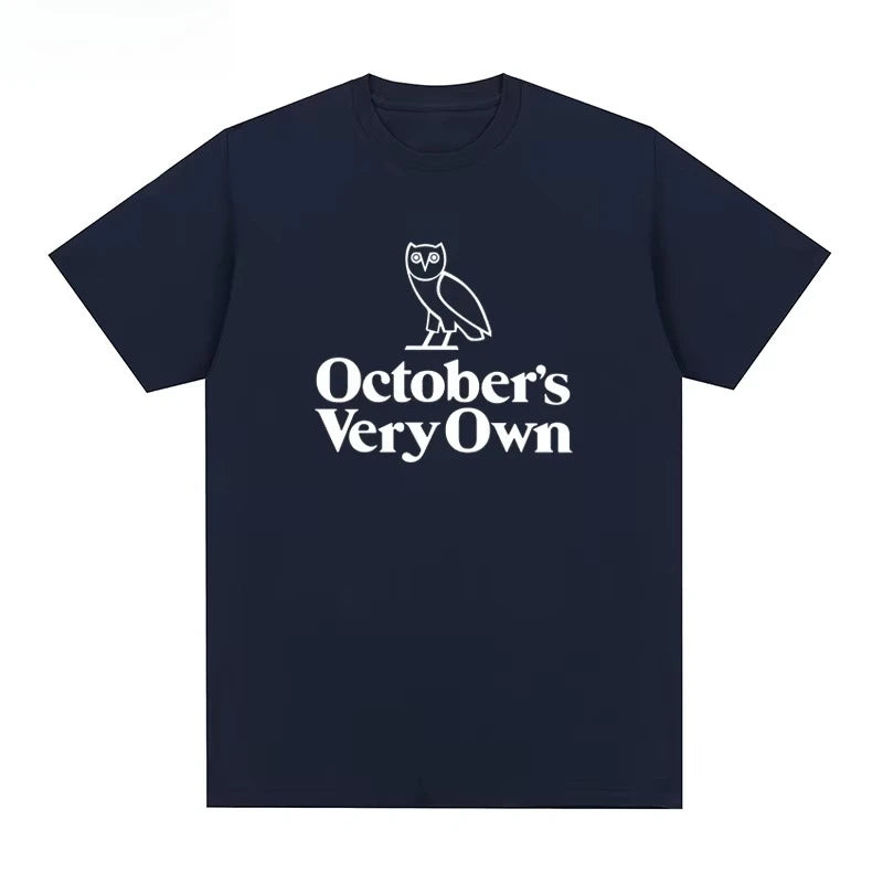 2025 Summer New OVO T-shirt Drake Tee Printed Graphic Fashion Casual High Quality Breathable Cotton Round Oversize T-shirt