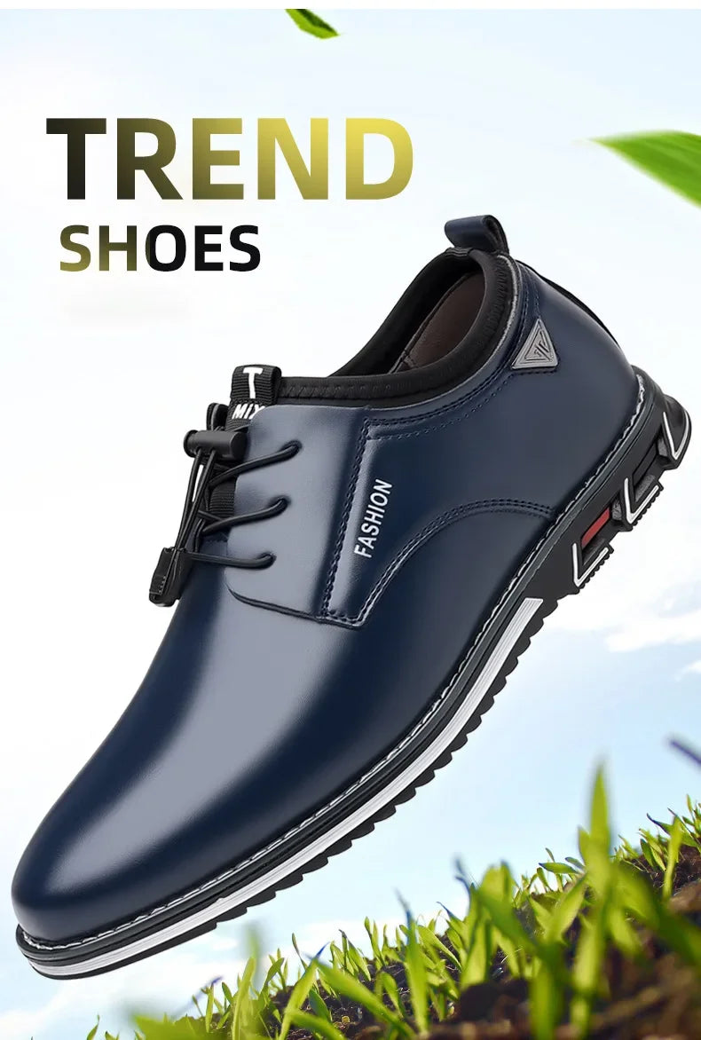 Shoes Men Dress Slip on Mens Casual Oxford Shoe Moccasin Male Footwear Pointed Toe Shoes for Men Flat Zapatillas Hombre 2025