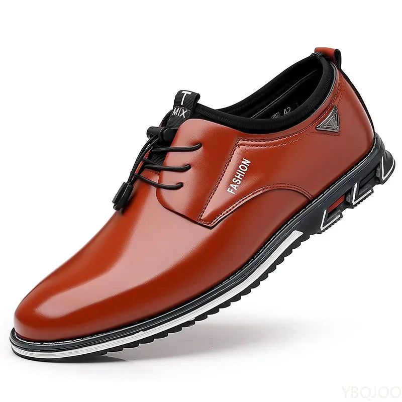 Shoes Men Dress Slip on Mens Casual Oxford Shoe Moccasin Male Footwear Pointed Toe Shoes for Men Flat Zapatillas Hombre 2025