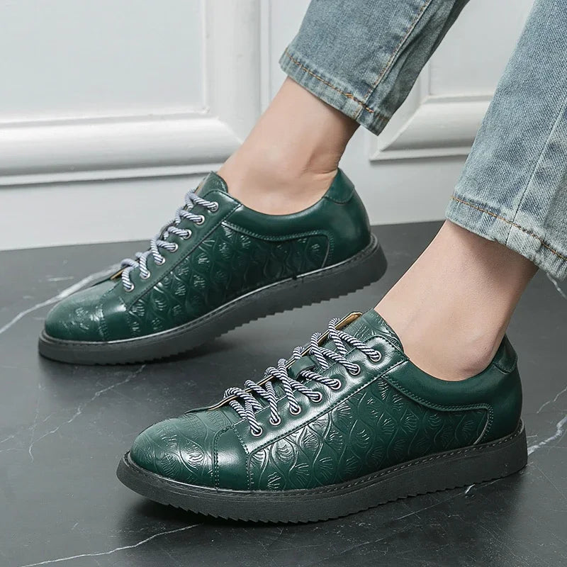 Original Sneakers Replicas Summer Shoes for Men Shoes 2024 Style Men Leather Shoe Natural Cowhide Leather Social Shoe Male Women