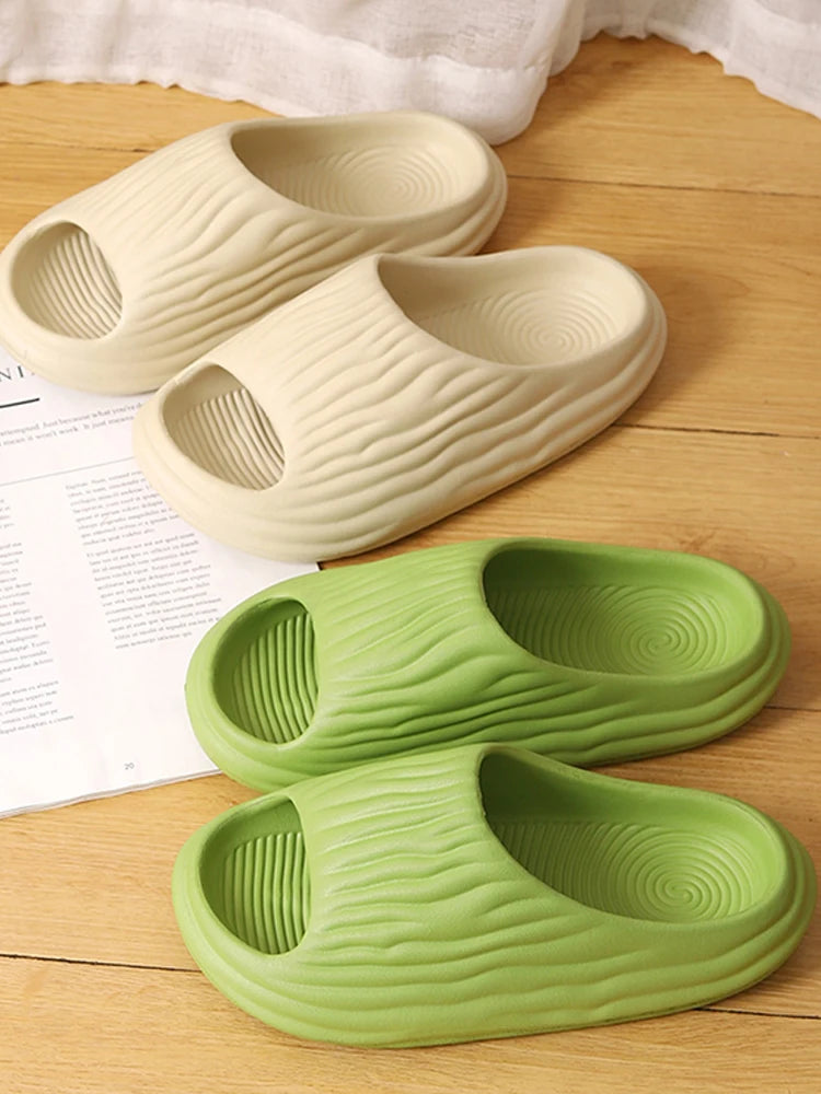 Women's Super Soft Eva Thick Platform Slides Minimalist And Comfortable Indoor Bathroom Non-Slip Slippers Women's Slippers