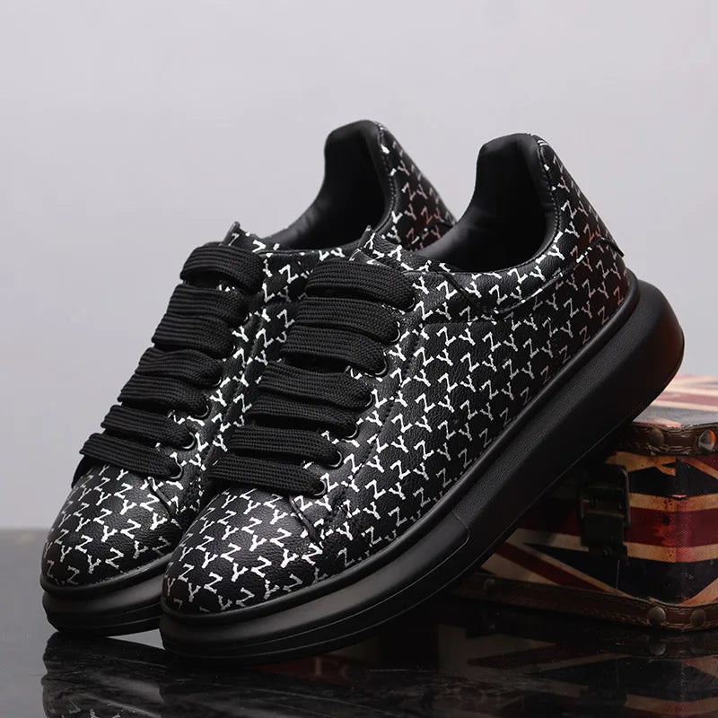New Men's Shoes Couple's Small White Shoes Versatile Thick Soled Casual Shoes Men's Women's Sneakers Board Shoes Jogging Shoes