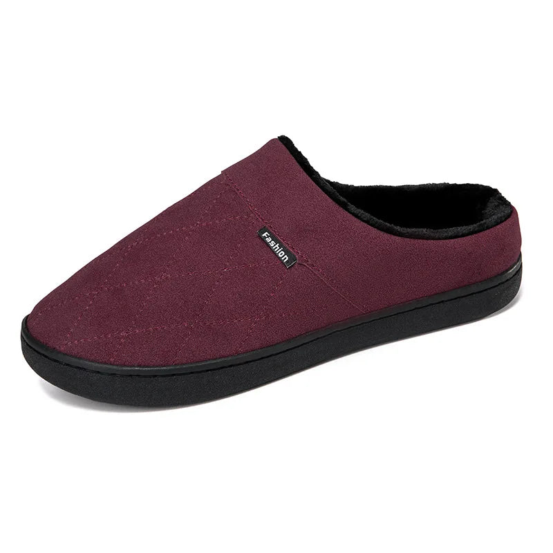 Winter Men's Cotton Slippers Warm Comfortable Men's Home Slippers Soft Velvet Women's Slippers 2025 New Home Casual Shoes 겨울슬리퍼