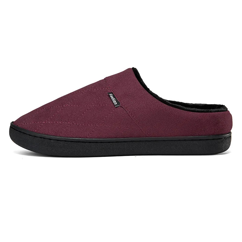 Winter Men's Cotton Slippers Warm Comfortable Men's Home Slippers Soft Velvet Women's Slippers 2025 New Home Casual Shoes 겨울슬리퍼