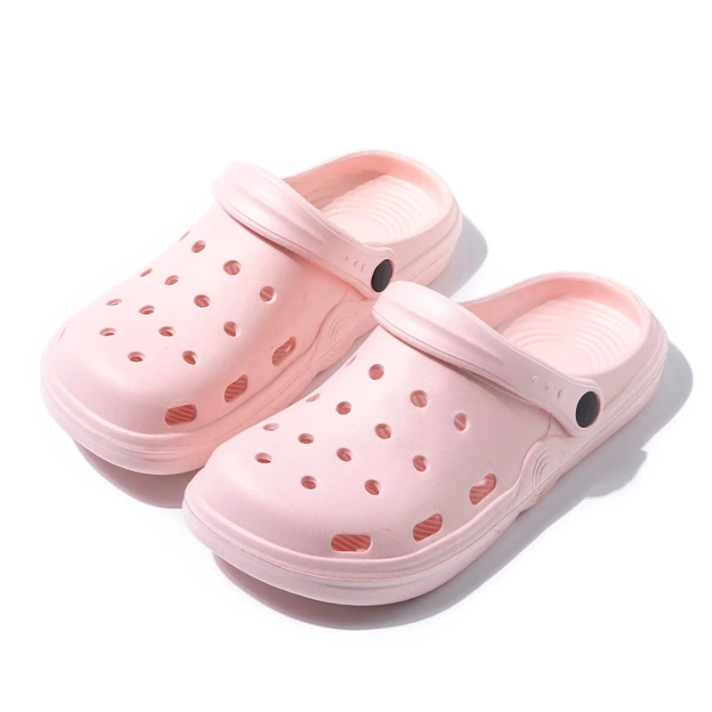 Women Summer Beach Sandals Casual Garden Clogs Outdoor Closed Toe Sandals for Men Couples Non Slip House Shower Slippers