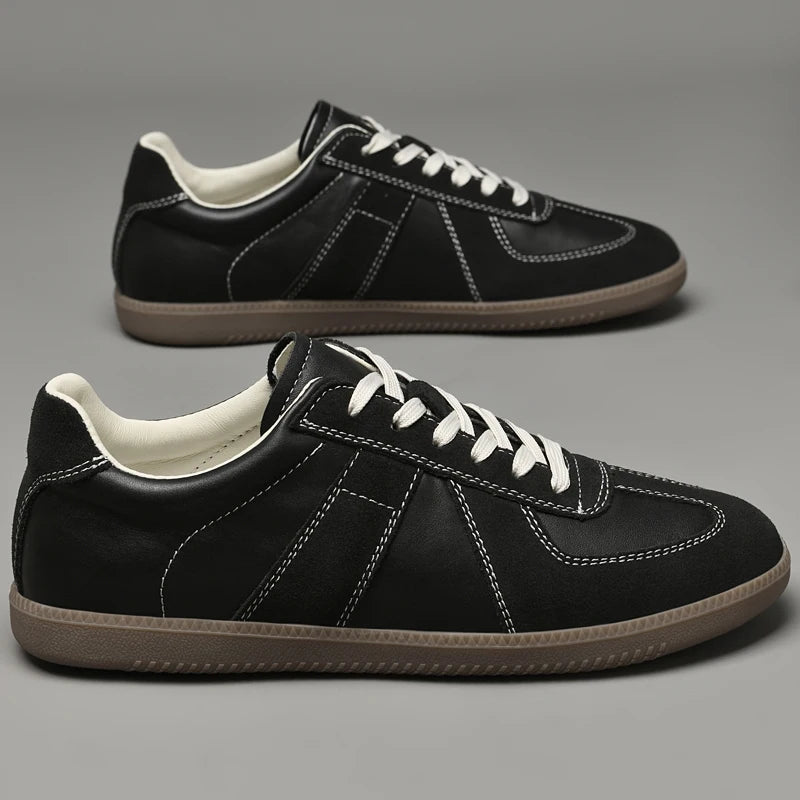 Genuine Leather Men's Casual Shoes Non Slip Male Walking Sneakers Comfortabel Tenis Masculino New Leisure Walk Outdoor Footwear