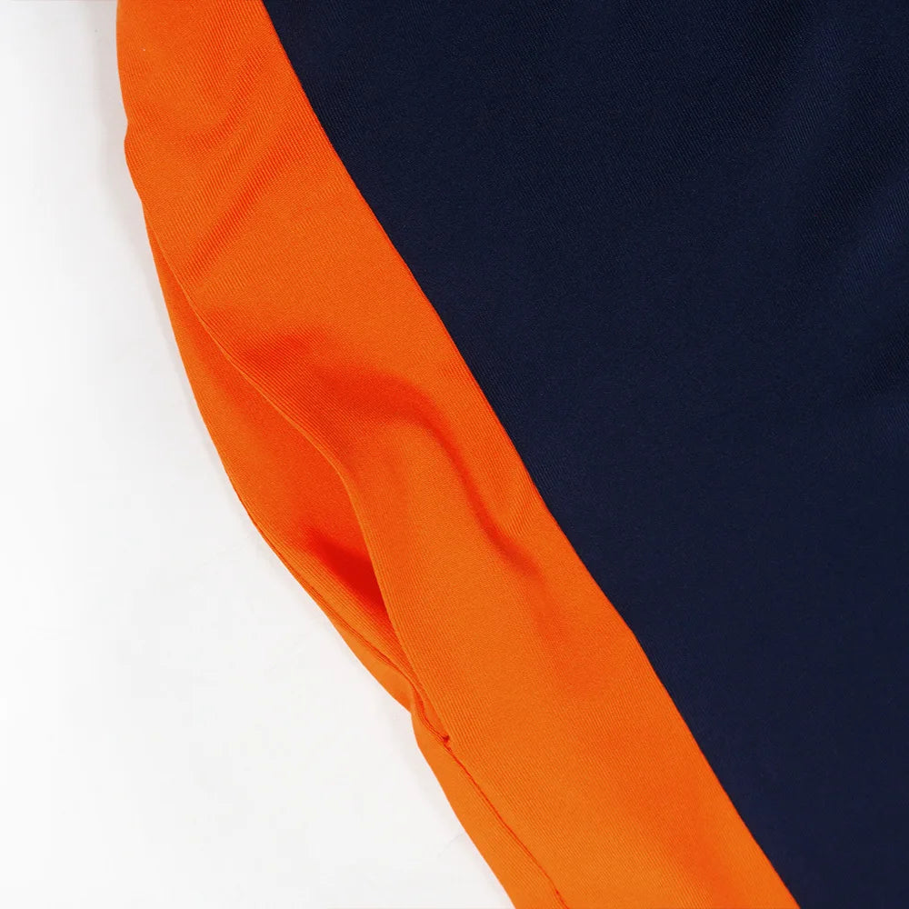 Contrast Color Jersey Tracksuit Set Women Streetwear Short Sleeve Sweatshirt Top and Pants Suit 2025 Chic 2 Piece Sets Outfits