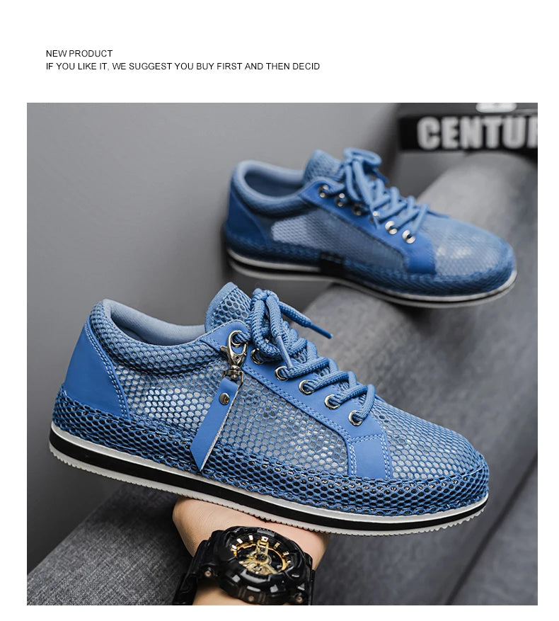 CYYTL Summer Shoes For Men Mesh Sneakers Casual Breathable Outdoor Running Tennis Sports Hiking Luxury Platform Designer Loafers