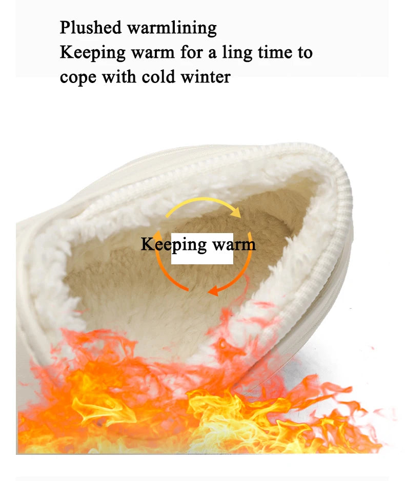 Unisex Home Slipper 2024 New Winter Waterproof EVA Slippers Plush Warm Lining Man House Warm Clogs High Quality Women Shoe
