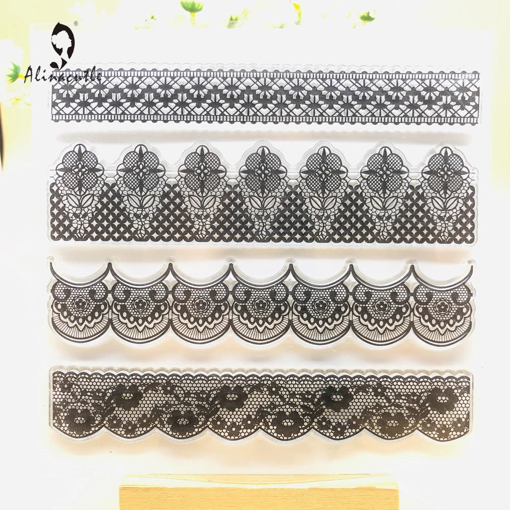 Alinacutle CLEAR STAMPS Halloween Tags DIY Card Scrapbooking Paper Craft Rubber Transparent Silicon Stamps