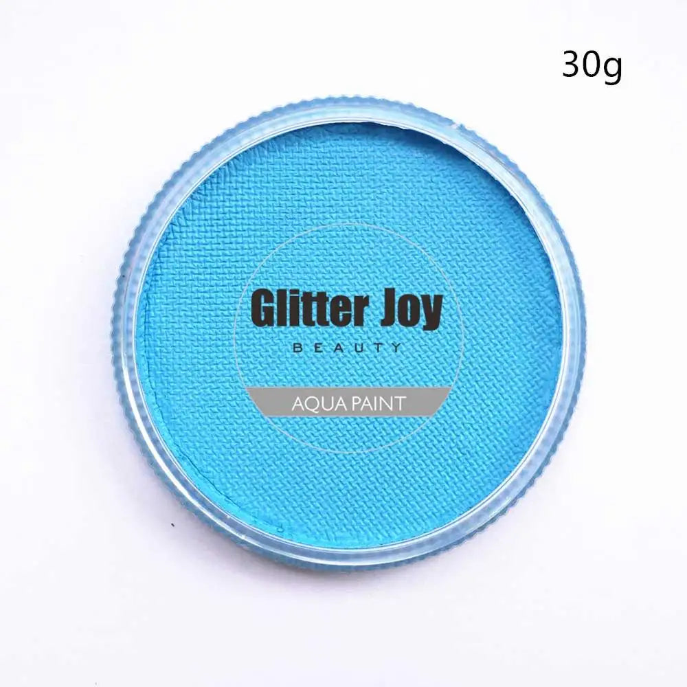 30g/pc GlitterJoy Water Activated Face Body Painting Makeup Pigment For Cosplay, Festival, Halloween Costume