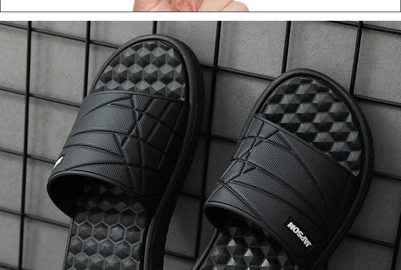 Summer Men Big Size Indoor EVA Massage Slippers Men's Slides House Room Home Shoes Soft Slipers Chausson Homme Pantoufle 48 49