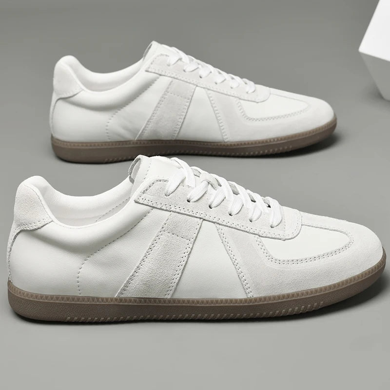 Genuine Leather Men's Casual Shoes Non Slip Male Walking Sneakers Comfortabel Tenis Masculino New Leisure Walk Outdoor Footwear