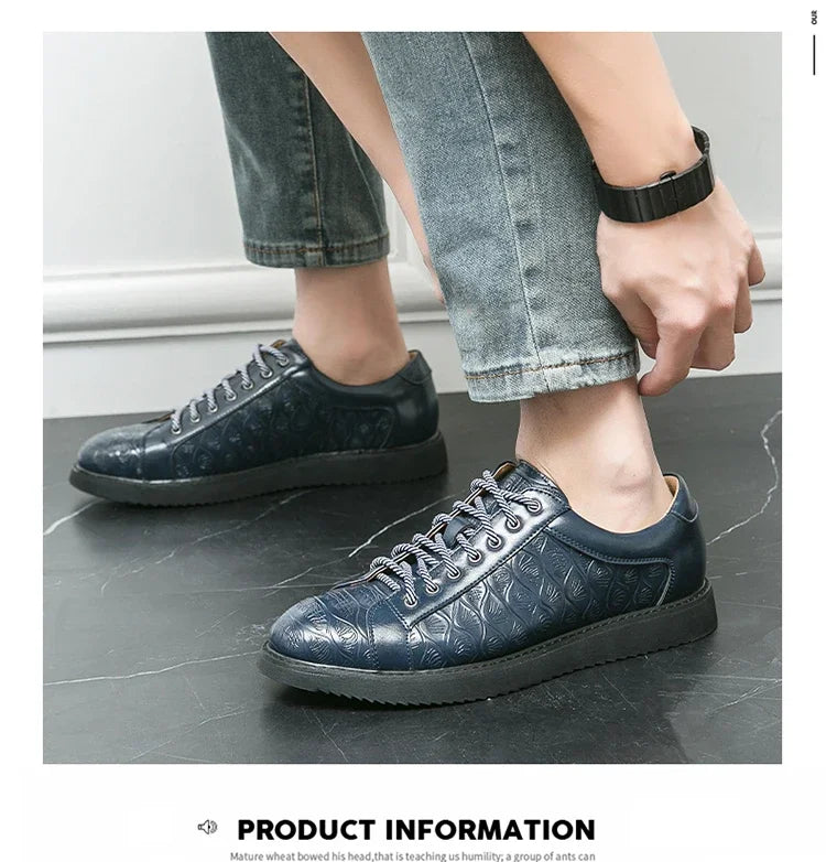 Original Sneakers Replicas Summer Shoes for Men Shoes 2024 Style Men Leather Shoe Natural Cowhide Leather Social Shoe Male Women