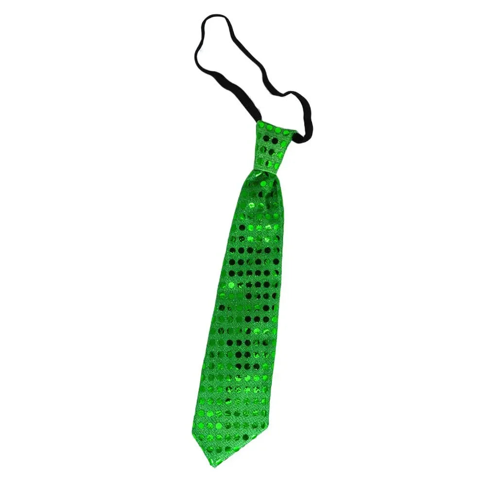 10pcs Blinking Light Up Sequin Bow Tie Necktie Gift Glow Party Luminous Neck Wear Cosplay  Birthday  Halloween