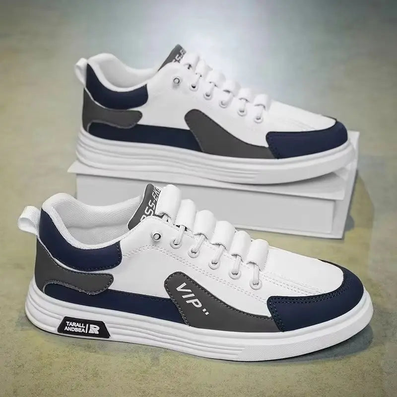 2025 Spring and Autumn New Men's Shoes Leather Low Cut Fashion Trendy Running Sports Men's Casual Trendy Shoes