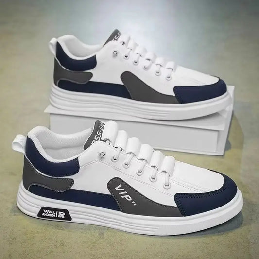 2025 Spring and Autumn New Men's Shoes Leather Low Cut Fashion Trendy Running Sports Men's Casual Trendy Shoes