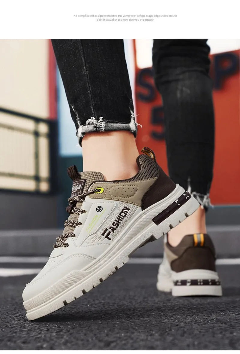 New Sneakers Men Casual Autumn Vulcanized Shoes Male Walking Sport Shoes Outdoor Sneakers Male Sneakers 2025 Zapatos De Hombre