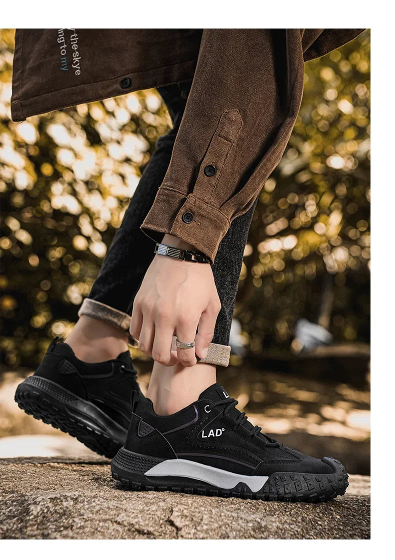 Men's Breathable Mesh Sport Shoes Casual Outdoor Climbing Anti-slip Wear-resistant Workwear Mountain Climbing Shoes Hot Sale Of
