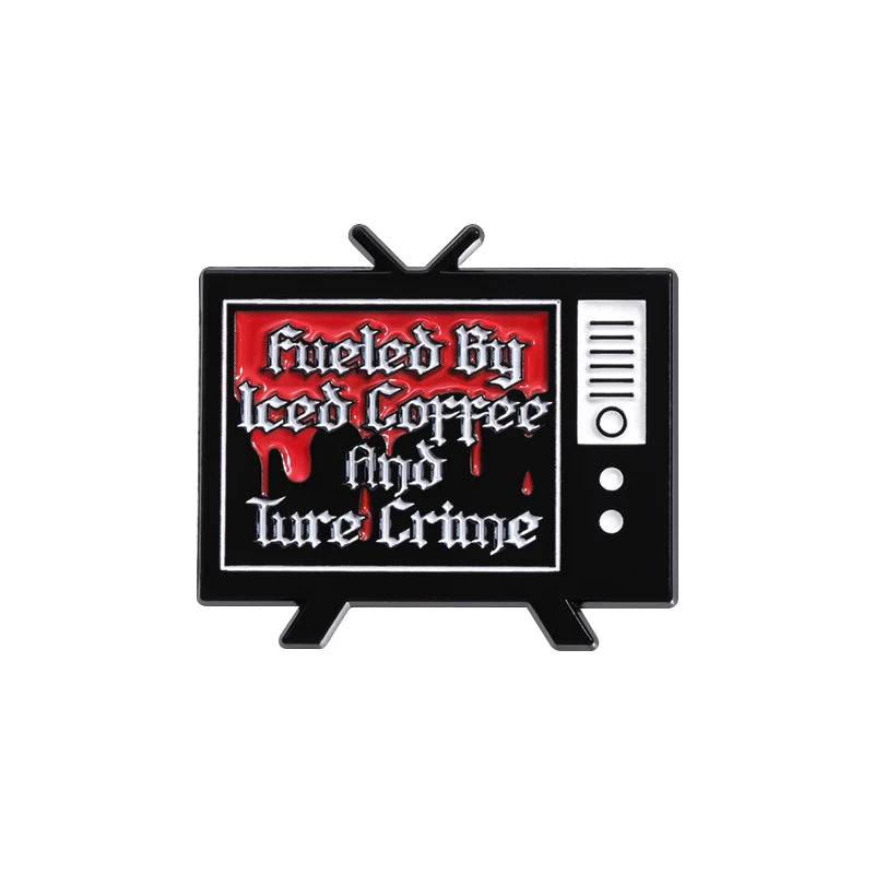 Horror Movie TV Set Enamel Pins Custom Punk Halloween Film Television Badge Lapel Sick Sad World Brooch Backpack Jewelry