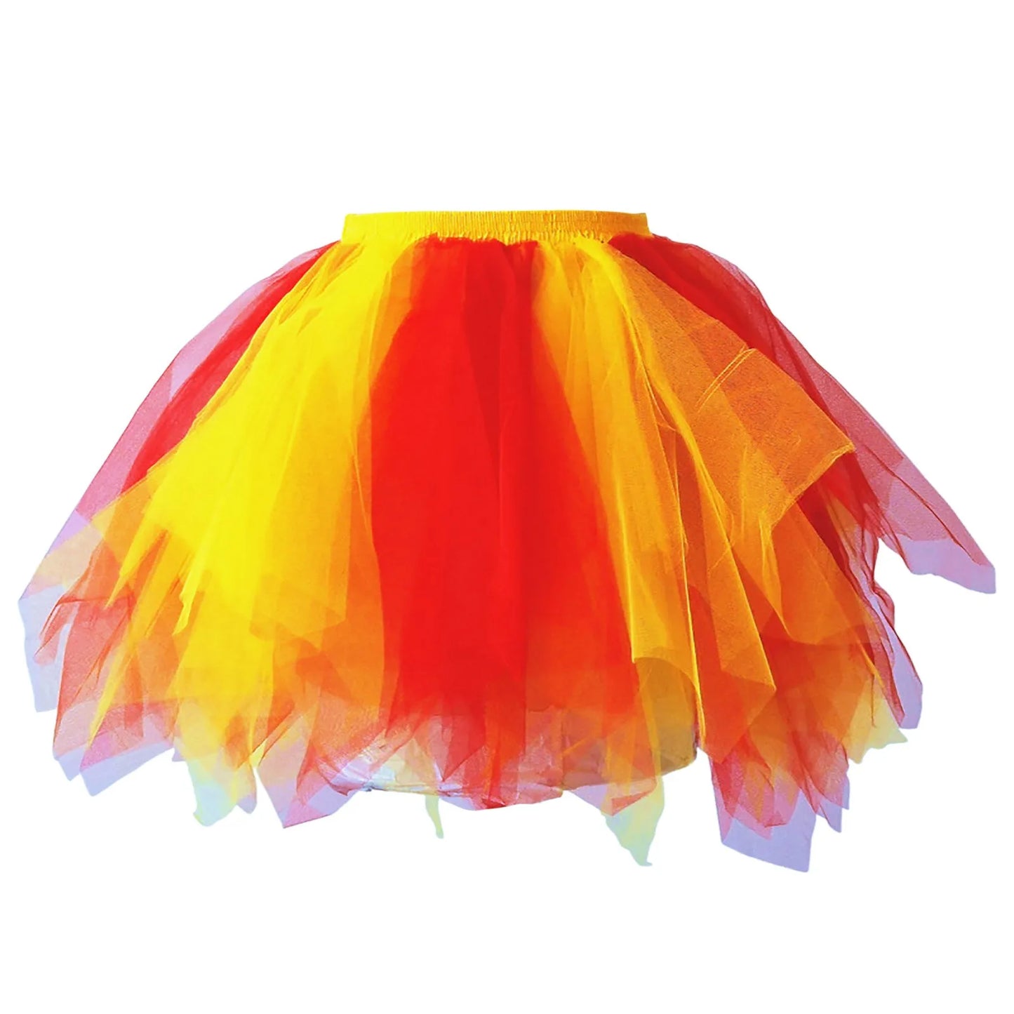 Women Tutu Skirt Fashion Rave Party Carnival Summer High Waist Mesh Skirts Pleated Mini Skirt Sexy Layered Club Short Pettiskirt