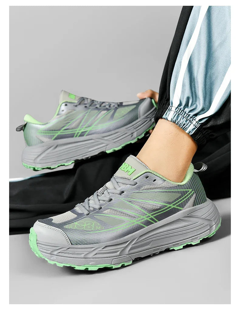 2025 Marathon Air Cushion Men Sports Running Shoes Breathable Lightweight Women Comfortable Athletic Training Climbing Sneakers
