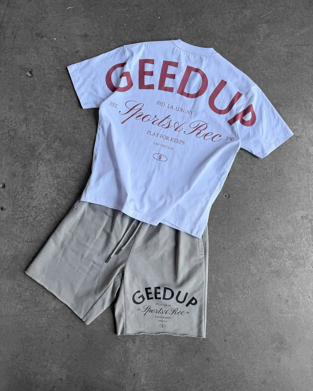 American 2025 Summer New Men Suit Street Hip-hop Casual Loose Shorts Harajuku Y2K Retro Letters Fashionable Short Sleeves