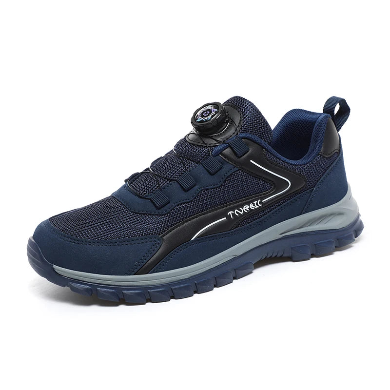 YRZL 2025 Sports Shoes Men Running Sneakers Lightweight Breathable Athletic Anti Slip Shoes Casual Walking Shoes Slip on Size 48