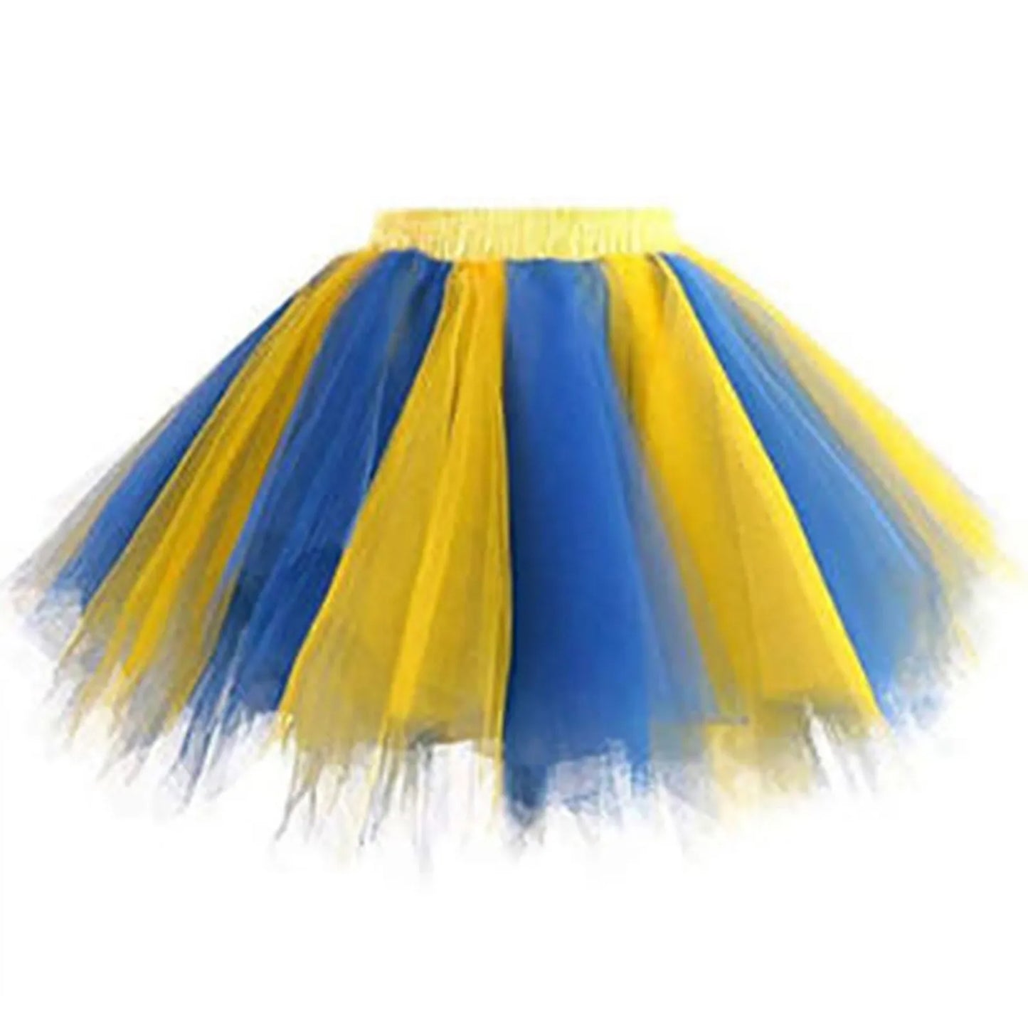 Women Tutu Skirt Fashion Rave Party Carnival Summer High Waist Mesh Skirts Pleated Mini Skirt Sexy Layered Club Short Pettiskirt