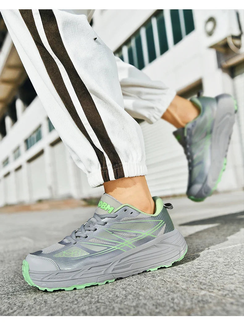 2025 Marathon Air Cushion Men Sports Running Shoes Breathable Lightweight Women Comfortable Athletic Training Climbing Sneakers