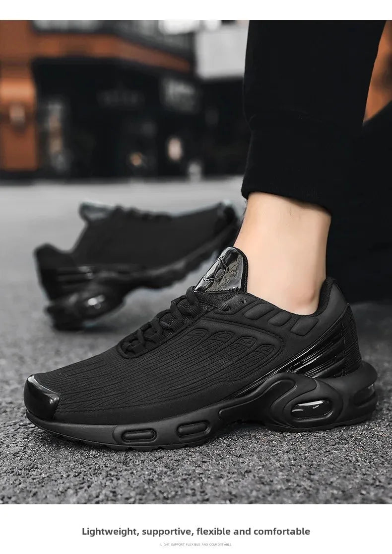 2024 New Spring Large Size Couple Air Cushion Sports Shoes Student Running Shoes Men Casual Trendy Sport Shoes Breathable