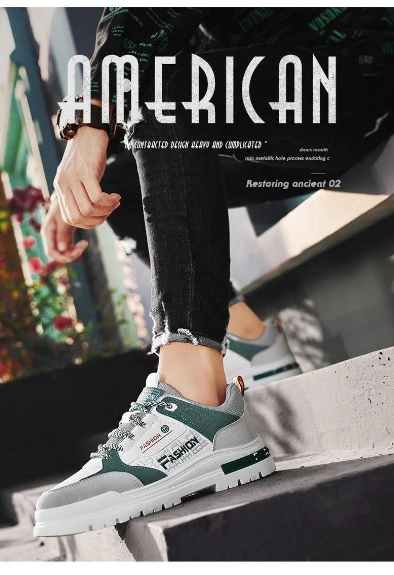 New Sneakers Men Casual Autumn Vulcanized Shoes Male Walking Sport Shoes Outdoor Sneakers Male Sneakers 2025 Zapatos De Hombre