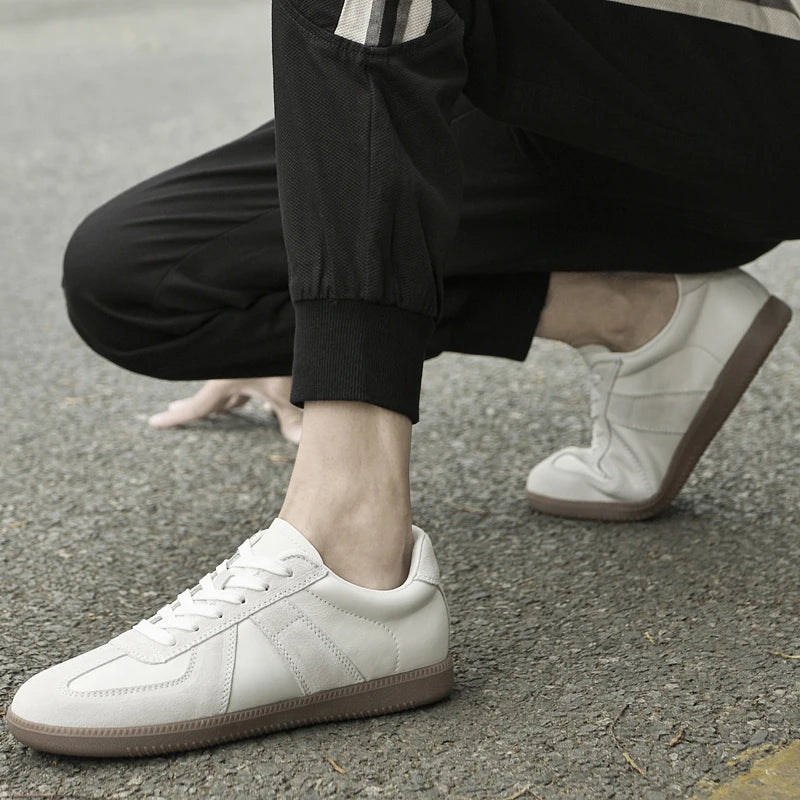 Genuine Leather Men's Casual Shoes Non Slip Male Walking Sneakers Comfortabel Tenis Masculino New Leisure Walk Outdoor Footwear