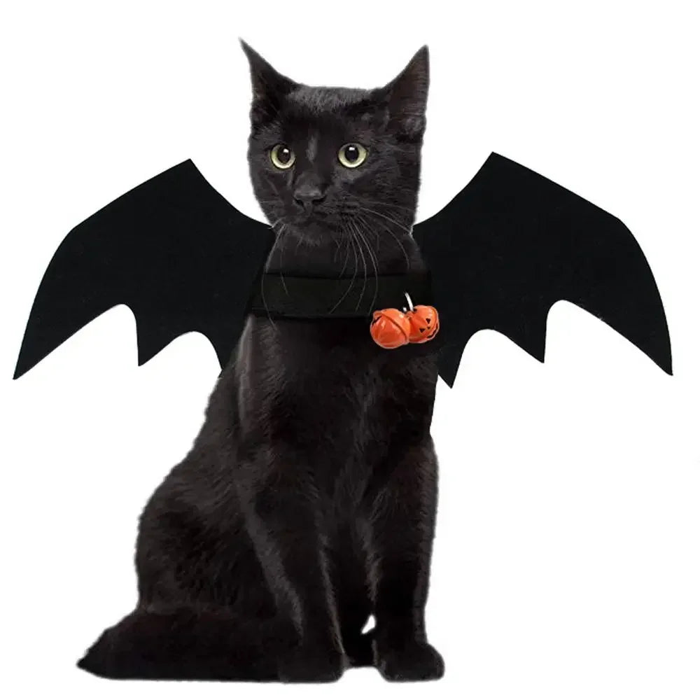 Fashion Cat Clothes Bat Wings Funny Dog Costume Artificial Wing Pet Cosplay Prop Halloween Christmas Cat Costume Pet Products