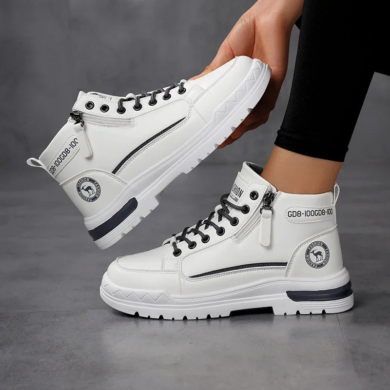 Moipheng Shoes Women Breathable Causal Platform Sneakers Ladies Letter Printed High Tops Walking Shoe Size 42 Zapatillas Mujer