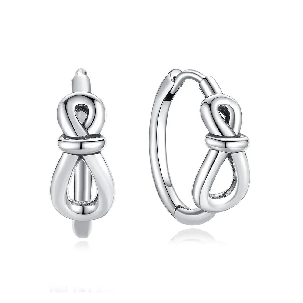 Original 925 Sterling Silver Earrings 2025 Stud Hoop Crystal Earings For Women Rose Gold Crown Heart Infinity Bee Earing Jewelry