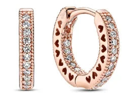 Sparkling Colorful Hoop Earrings 925 Sterling Silver Hypoallergenic Jewelry Embellished With Zircon Elegant Luxury Style Female