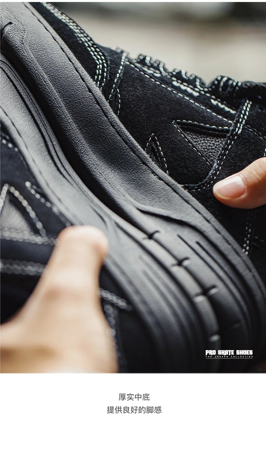 Maden 2023 Thick Sole Bread Skateboarding Shoes Autumn New Black Men's Low Top Shoes Retro Casual Sports Shoes